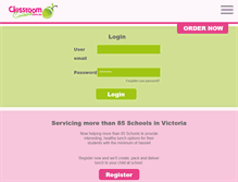 Tablet Screenshot of classroomcuisine.com.au